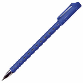 Ручка шариковая масляная BRAUBERG "Orient", СИНЯЯ, корпус синий, узел 0,7 мм, линия письма 0,35 мм, 142999 Индия