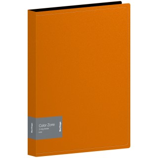 Папка на 2 кольцах Berlingo "Color Zone", 35мм, 1000мкм, оранжевая ABp_23116 Россия