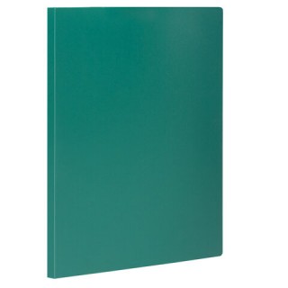 Папка с боковым металлическим прижимом STAFF, зеленая, до 100 листов, 0,5 мм, 229235, Россия