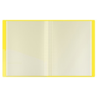Папка с 60 вкладышами Berlingo "Neon", 30мм, 1000мкм, желтый неон, с внутр. карманом DB4_60390 Китай