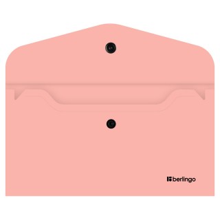 Папка-конверт на кнопке Berlingo "Instinct" С6, 200мкм, фламинго EFb_06513 Китай