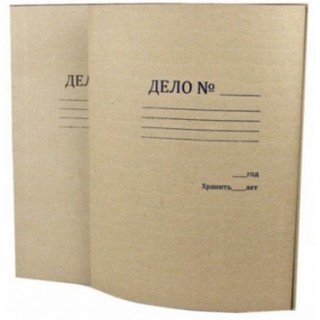 Папка для бумаг "ДЕЛО" из картона арт. 8С15705, Беларусь