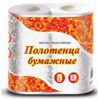 Полотенца бумаж. Veiro (1х2) 2-сл. Россия