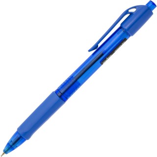 Ручка шариковая автоматическая, 0,7 мм, синие масл яные чернила арт.IBP602/BU, Индия