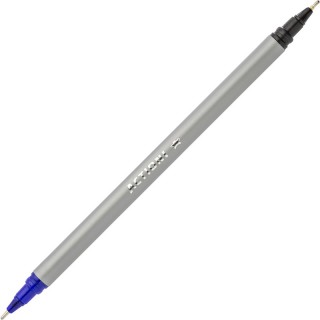 Ручка шариковая, двусторонняя, 1.0 мм, масляные си ние и черные чернила арт.ABP100BU/BK,Индия