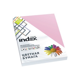 Бумага цветная, Index Color, 80гр, А4, 4х25, (25,5 5,61,72), 100л, ICmixpastel/4х25/100, Россия