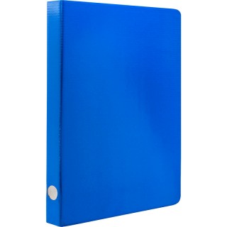 Офис-папка скоросшиватель, лакированный микрогофро картон, 470 г/кв.м,233х30х315 мм, синий арт.SRC721/BU, Россия