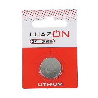 Батарейка литиевая LuazON, CR2016, 3V, блистер, 1 шт арт.3005561, Китай