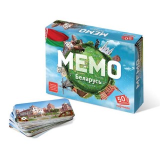 Настольная игра "Мемо. Беларусь" 50 карточек 7829/48 арт.3823872, Россия