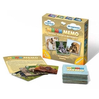 Настольная игра "Ми-Ми-Мемо. Африка" 8049/36 арт.4260148, Россия