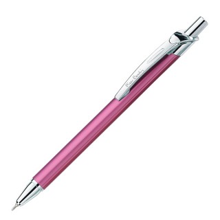 Ручка подарочная шариковая PIERRE CARDIN "Actuel", корпус розовый, алюминий, хром, синяя, PC0503BP, Индия