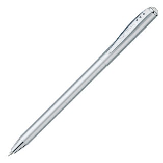 Ручка подарочная шариковая PIERRE CARDIN "Actuel", корпус серебряный, алюминий, хром, синяя, PC0701BP, Индия