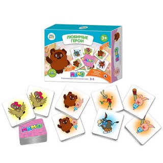Настольная игра Мемо "Любимые герои" 03452 арт.5310470, Россия