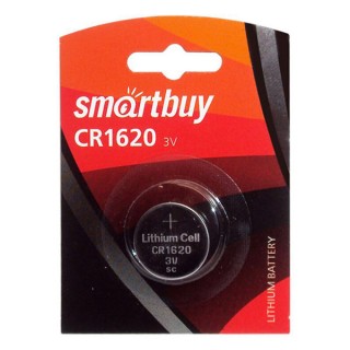 Батарейка Smartbuy CR1620/1B (12/720) арт.SBBL-1620-1B, (1 шт./уп.), Китай