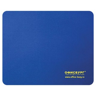 Коврик для мыши ОФИСБУРГ, резина+ткань, 220х180х3 мм, 512814, Китай