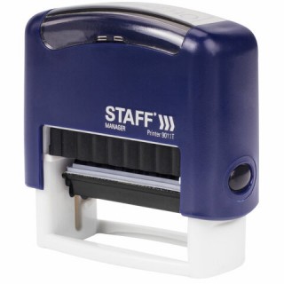 Штамп стандартный STAFF "ОПЛАЧЕНО", оттиск 38х14 мм, "Printer 9011T", 237421, Китай