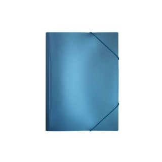 Папка на резинках METALLIC, ф.A4, синяя 0,5 мм, арт. IPF311C/BU, Китай