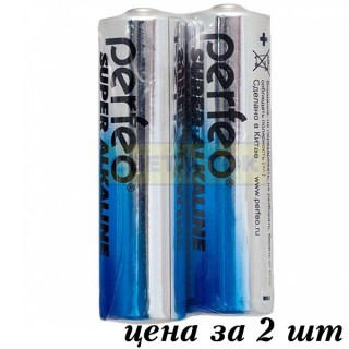 Батарейка PERFEO PF AA/LR6, алкалин., в блистере 2 шт, цена за блистер., арт. PF LR6/2SH, Китай