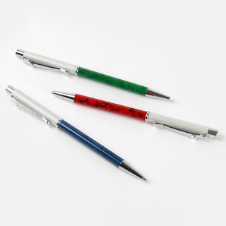 Ручка подар. син. "Darvish" DV-501A корпус метал. цветной со стразами, Китай