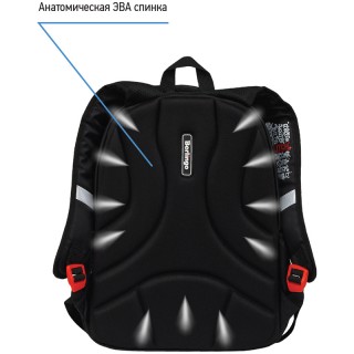 Рюкзак Berlingo Boom "Glitch" 38,5*29*12см, 2 отделения, 3 кармана, анатомическая ЭВА спинка, RU08032, Китай