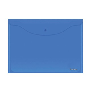 Папка-конверт на кнопке Berlingo, А3, 180мкм, синяя AKk_03402 Россия