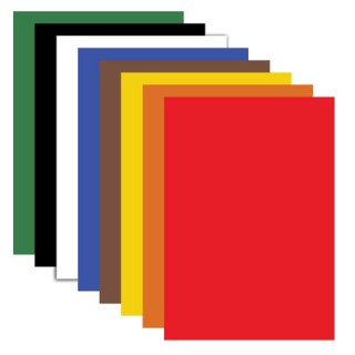 Картон цветной А4 немелованный (матовый), 8 листов 8 цветов, ПИФАГОР, 200х283 мм, 127050 Россия