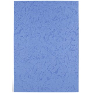 Обложка (перф.) A3 картон под кожу синяя 100шт, Delta A3 blue, Китай