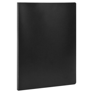 Папка с металлическим скоросшивателем STAFF, черная, до 100 листов, 0,5 мм, 229225 Россия