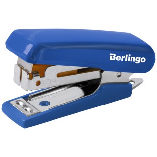 Мини-степлер Љ10 Berlingo "Comfort" до 10л., пластиковый корпус, белый DSn_10361 Индия
