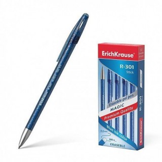 Ручка гелевая стираемая ErichKrause Magic Gel̕0 R-301 0,5 мм синий 1 шт 45211 Китай