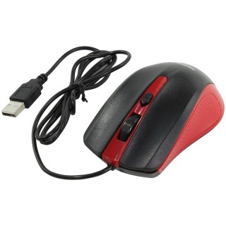 Мышь Smartbuy ONE 352, USB, красный, черный, 3btn+Roll SBM-352-RK Китай