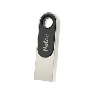 Флеш-диск 64 GB NETAC U278, USB 2.0, металлический корпус, серебристый/черный, NT03U278N-064G-20PN Китай