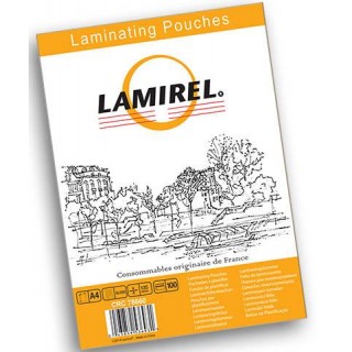 Пленка д/ламинир. Lamirel А4 125 мкм глянц. 100 шт LA-78660 ШТ Китай