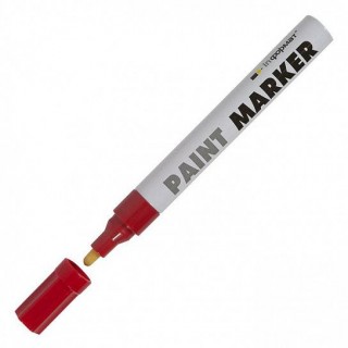 Маркер-краска лаковый INFORMAT PAINT PROFESSIONAL 2-4 мм красн. круглый 1 шт KRR04R Китай