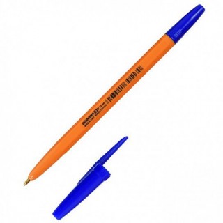 Ручка шарик. Corvina VINTAGE 51 синий 1 мм оранж. шестигран. корп. 40163/02G Италия
