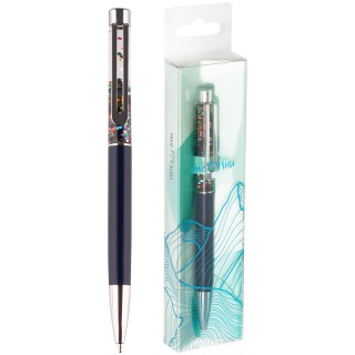 Ручка шариковая автоматическая MESHU "Black sand" синяя, 1,0мм MS_94147 Китай