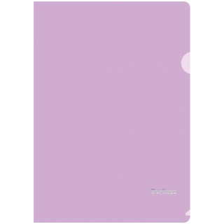 Папка-уголок Berlingo "Starlight", А4, 180мкм, прозрачная фиолетовая, индив. ШК AGp_04117 Россия