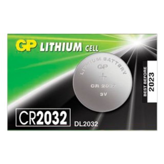 Батарейка GP Lithium, CR2032, литиевая, 1 шт., в блистере (отрывной блок), CR2032-7C5, CR2032-7CR5 Япония