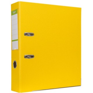 Папка регистратор А4, ПВХ OfficeStyle Эко, 50 мм. желтый, 1144768, Россия