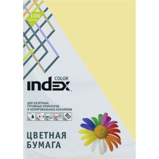 Бумага цветная Index Color, 80гр, А4, бежевый (54), 100л, арт. IC54/100, Швеция