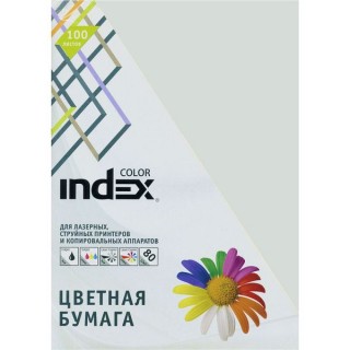 Бумага цветная Index Color, 80гр, А4, светло серый (93), 100л, арт. IC93/100, Швеция