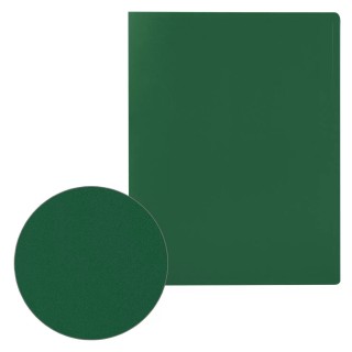 Папка 10 вкладышей STAFF, зеленая, 0,5 мм, 225691 Россия