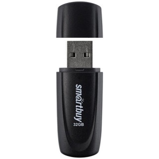 Флеш-диск 32 GB SMARTBUY Scout USB 2.0, черный, SB032GB2SCK Китай