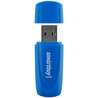Флеш-диск 32 GB SMARTBUY Scout USB 2.0, синий, SB032GB2SCB Китай