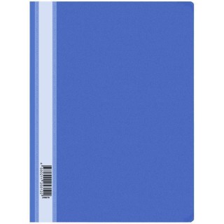 Папка-скоросшиватель пластик. OfficeSpace А4, 120мкм, синяя с прозр. верхом 240676 Россия
