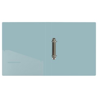 Папка на 2 кольцах СТАММ "Акцент" А4, 25мм, 800мкм, пластик, эвкалиптовая ММ-31926 Россия