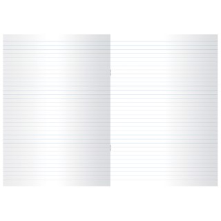 Тетрадь бумвинил, А4, 96 л., скоба, офсет Љ1, линия, STAFF, СИНИЙ, 403411 Россия