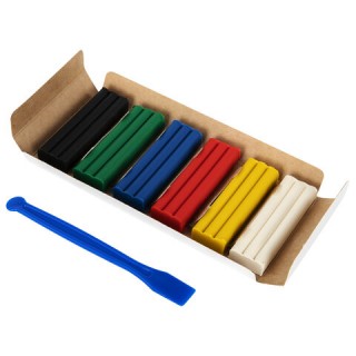Пластилин мягкий восковой BRAUBERG KIDS, 6 цветов, 90 г, со стеком, 106493 Россия