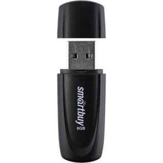 Флеш-диск 8 GB SMARTBUY Scout USB 2.0, черный, SB008GB2SCK Китай