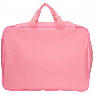 Папка д/труда с 2 ручками А4 широкая Schoolformat SHINE BRIGHT 350х265х60 мм синий полиэстер молния сверху д/девочек ПТРТМР-ШНБ -Россия